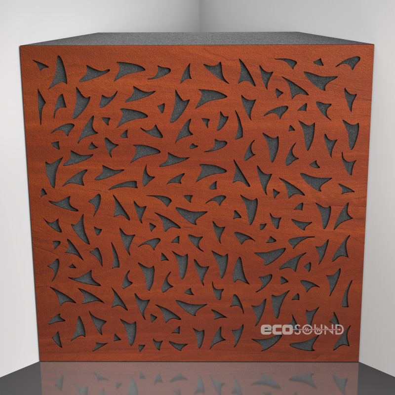 Bass trap Ecosound EcoFly Plastic Red 50 x 50 cm 100 mm