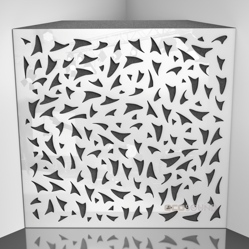 Bass trap Ecosound EcoFly Plastic Red 50 x 50 cm 100 mm