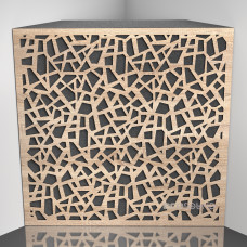 Bass trap Ecosound EcoArt Lt-Sonoma-Oak 50 x 50 cm 100 mm latte