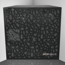 Bass Trap Ecosound EcoArt Plastic Black 50 x 50 cm 100 mm