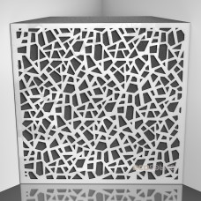 Bass trap Ecosound EcoArt Plastic White 50 x 50 cm 100 mm