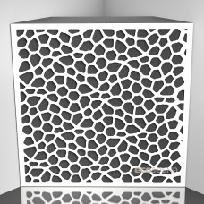 Bass trap Ecosound EcoNet HDF-White 50 x 50 cm 100 mm white