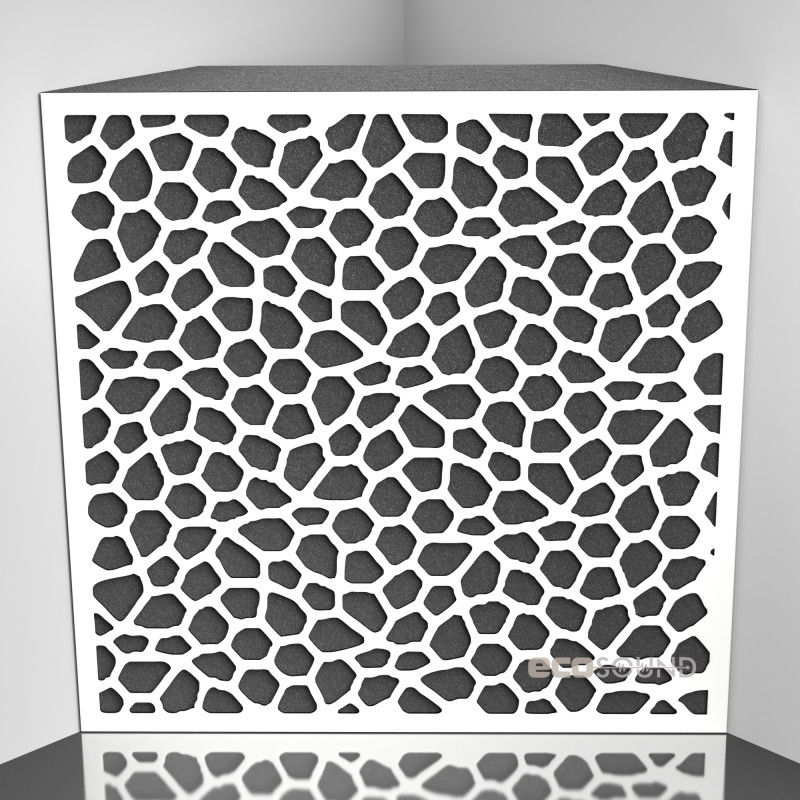 Bass trap Ecosound EcoNet Apple-Locarno 50 x 50 cm 100 mm brown