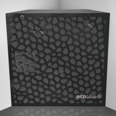 Bass trap Ecosound EcoNet Plastic Black 50 x 50 cm 100 mm