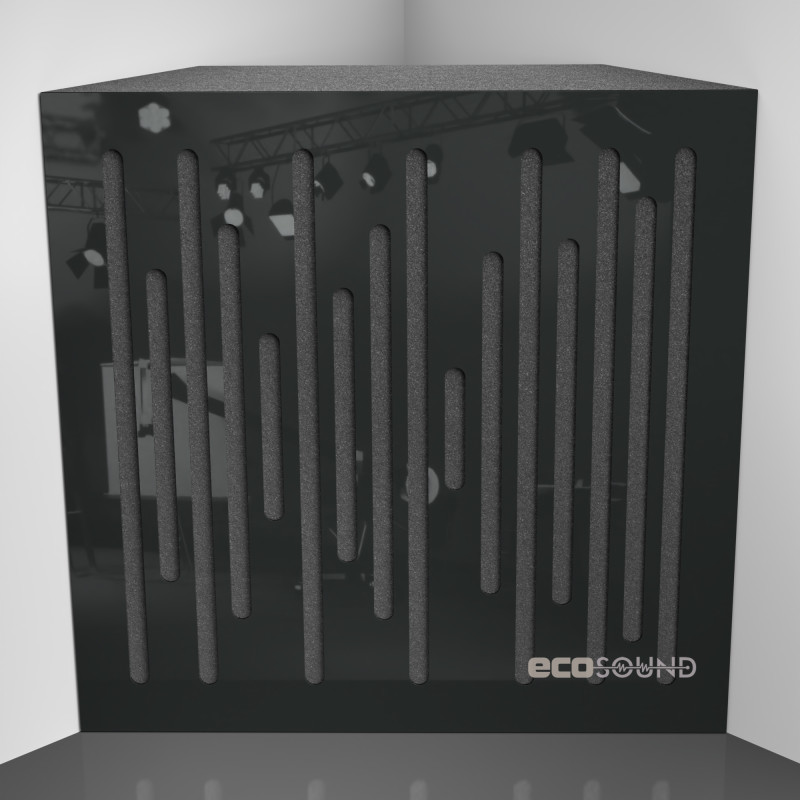 Bass Trap Ecosound EcoWave Plastic Black 50 x 50 cm 100 mm