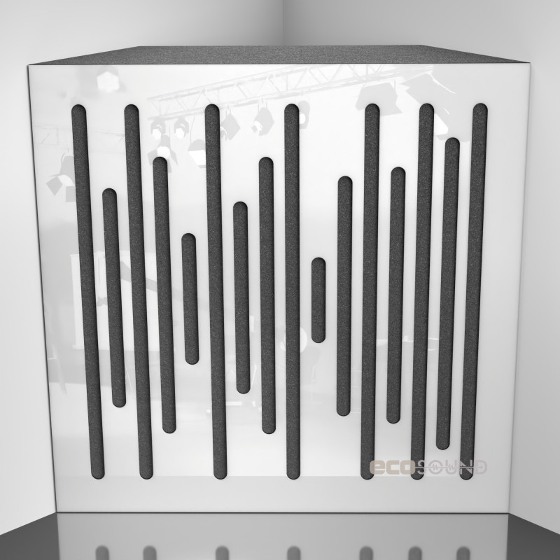 Bass trap Ecosound EcoWave Plastic White 50 x 50 cm 100 mm