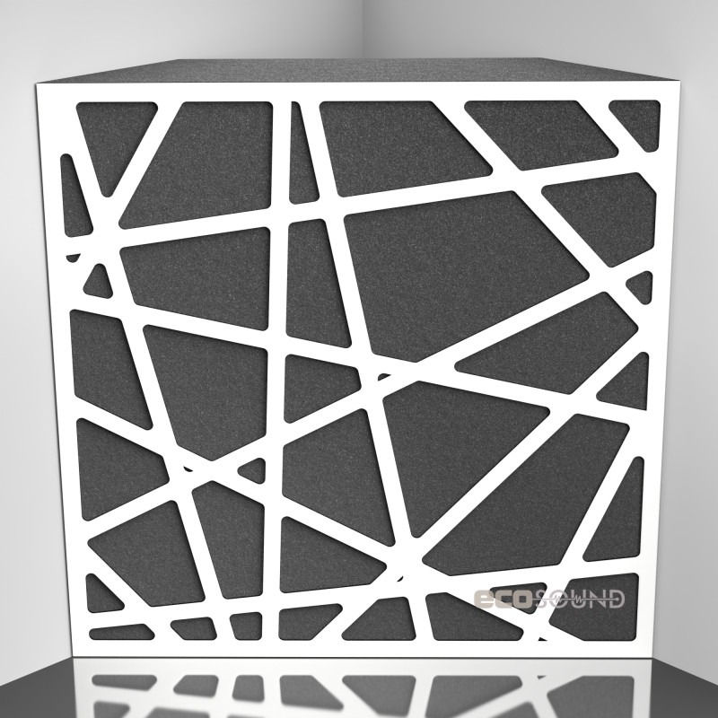 Bass trap Ecosound EcoArt XL Apple-Locarno 50 x 50 cm 100 mm brown