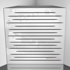 Bass trap Ecosound EcoTone Plastic White 50 x 50 cm 100 mm