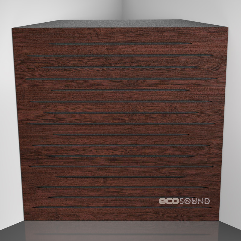 Bass trap Ecosound EcoTone Apple-Locarno 50 x 50 cm 100 mm brown