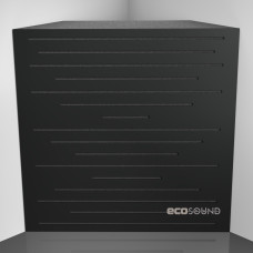 Bass trap Ecosound EcoPulse HDF-Black 50 x 50 cm 100 mm black