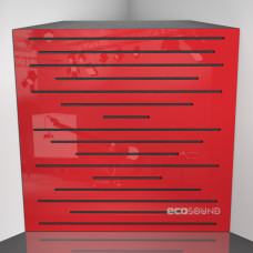 Bass trap Ecosound EcoPulse Plastic Red 50 x 50 cm 100 mm