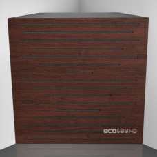 Bass trap Ecosound EcoPulse Wenge 50 x 50 cm 100 mm brown