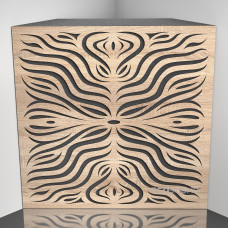 Bass Trap Ecosound Chimera F Lt-Sonoma-Oak 50 x 50 cm 100 mm latte