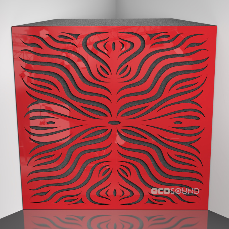 Bass trap Ecosound Chimera F Apple-Locarno 50 x 50 cm 100 mm brown