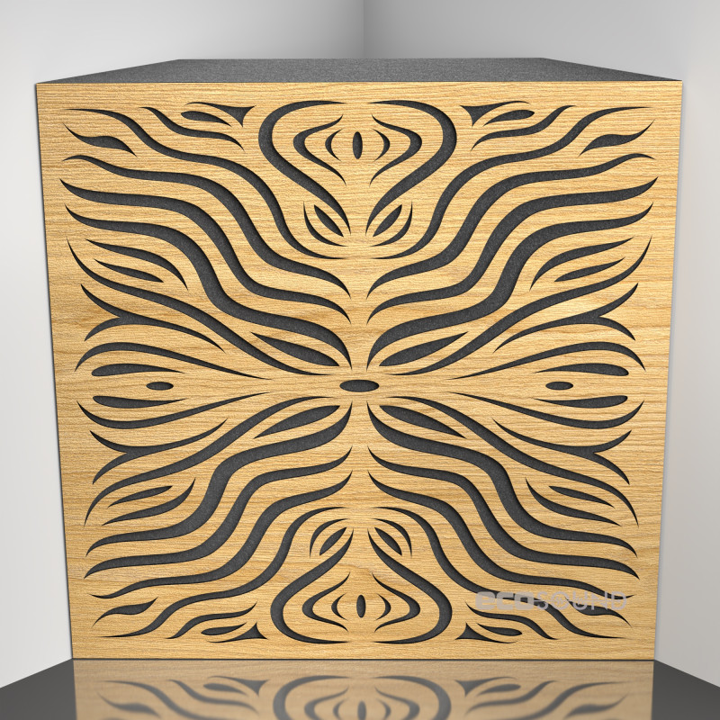 Bass trap Ecosound Chimera F Apple-Locarno 50 x 50 cm 100 mm brown