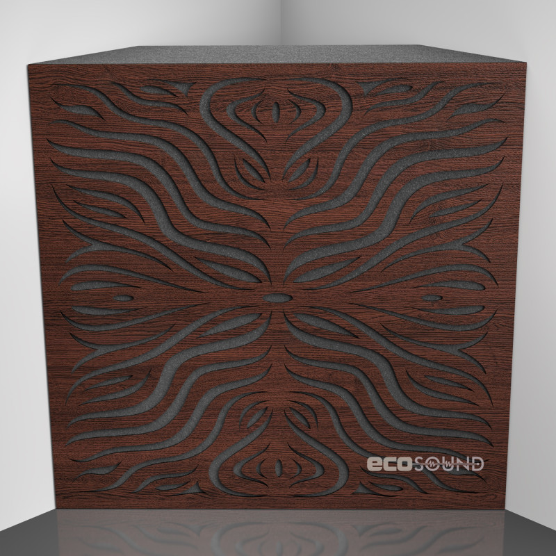 Bass trap Ecosound Chimera F Apple-Locarno 50 x 50 cm 100 mm brown