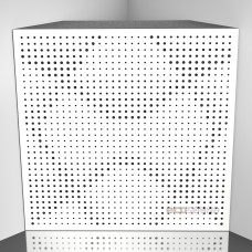 Bass trap Ecosound Rhombus HDF-White 50 x 50 cm 100 mm white