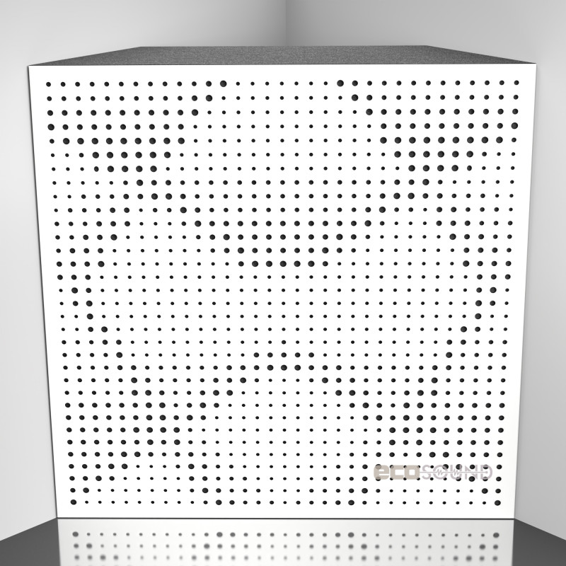 Bass trap Ecosound Rhombus Apple-Locarno 50 x 50 cm 100 mm brown