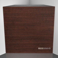 Bass trap Ecosound Rhombus Wenge 50 x 50 cm 100 mm brown