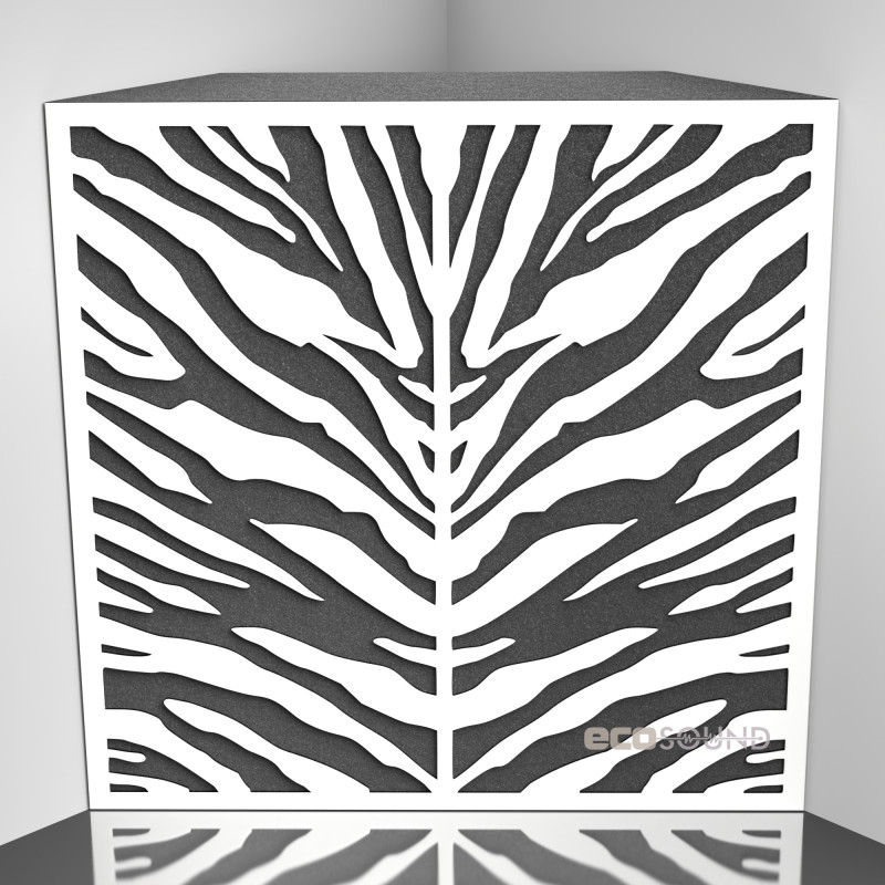 Bass trap Ecosound Zebra Apple-Locarno 50 x 50 cm 100 mm brown
