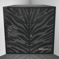 Bass Trap Ecosound Zebra Plastic Black 50 x 50 cm 100 mm
