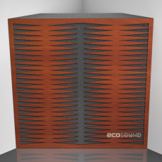 Bass trap Ecosound Backgammon Apple-Locarno 50 x 50 cm 100 mm brown