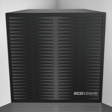 Bass trap Ecosound Backgammon HDF-Black 50 x 50 cm 100 mm black