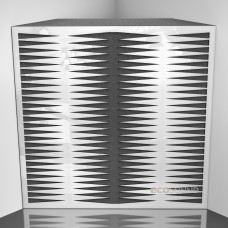 Bass trap Ecosound Backgammon Plastic White 50 x 50 cm 100 mm