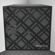 Bass Trap Ecosound Grille Plastic Black 50 x 50 cm 100 mm