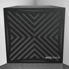 Bass trap Ecosound Urban HDF-Black 50 x 50 cm 100 mm black