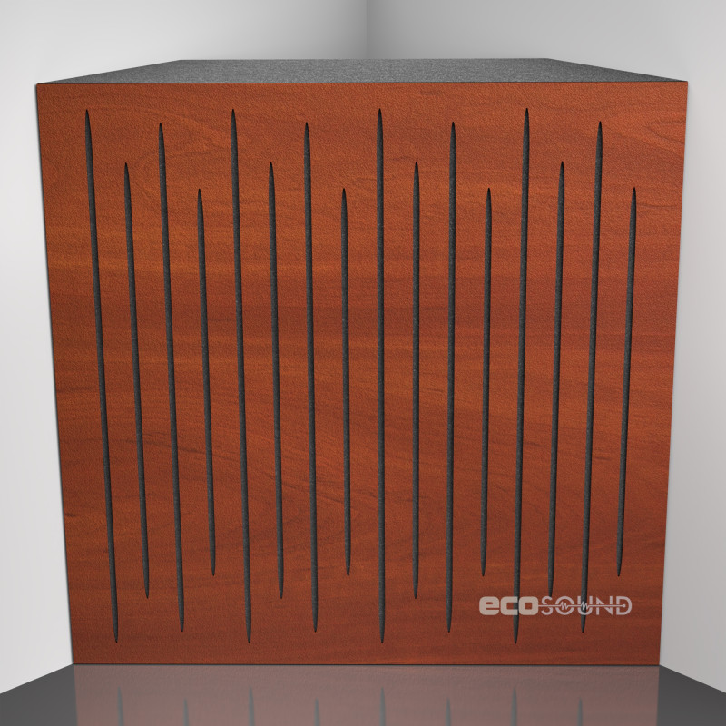 Bass trap Ecosound EcoTone Apple-Locarno 50 x 50 cm 100 mm brown