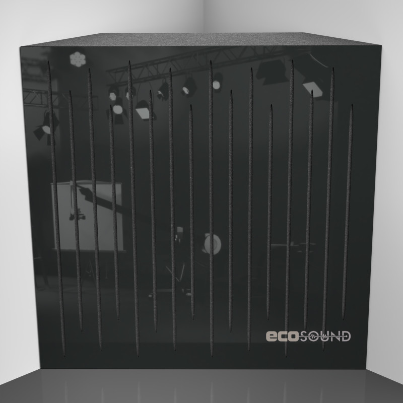Bass Trap Ecosound EcoTone Plastic Black 50 x 50 cm 100 mm