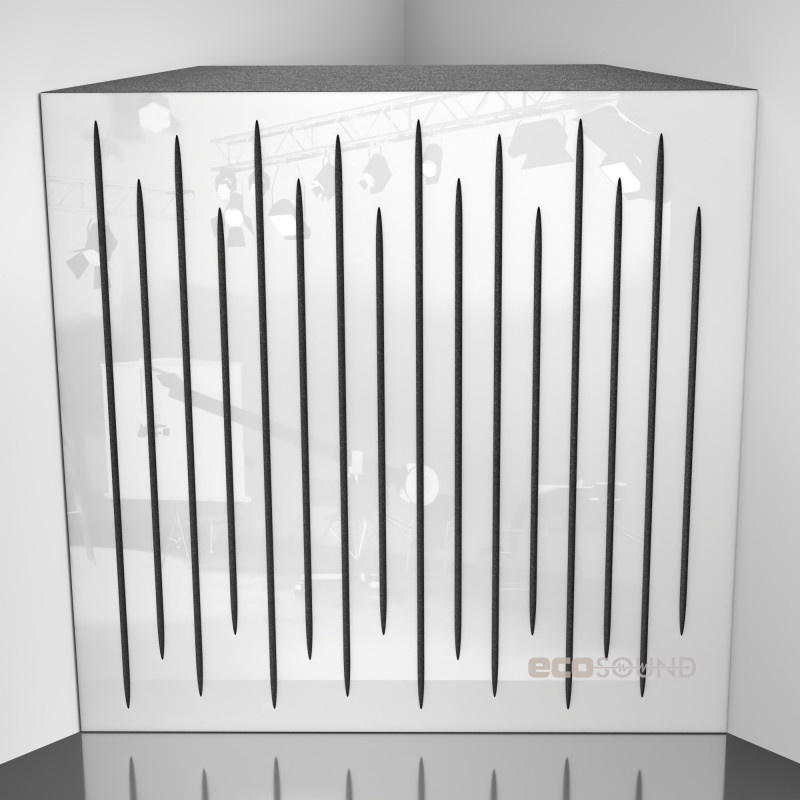 Bass trap Ecosound EcoTone Plastic White 50 x 50 cm 100 mm