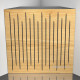 Bass trap Ecosound EcoTone Sherwood-Oak 50 x 50 cm 100 mm light oak