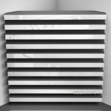 Bass trap Ecosound Comb Plastic White 50 x 50 cm 100 mm