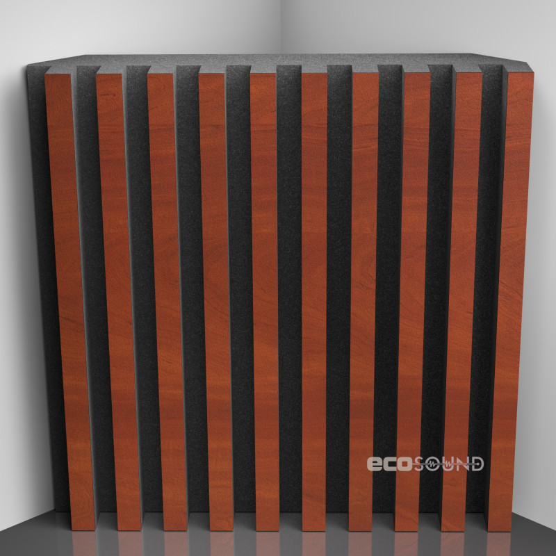 Bass Trap Ecosound Comb Apple-Locarno 50 x 50 cm 100 mm brown