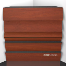 Bass trap Ecosound Pindiff Rock Apple-Locarno 50 x 50 cm 100 mm brown