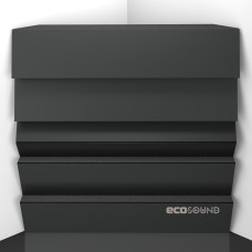 Bass trap Ecosound Pindiff Rock HDF-Black 50 x 50 cm 100 mm black