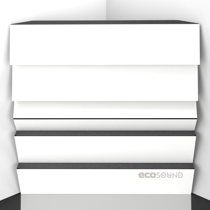 Bass trap Ecosound Pindiff Rock Apple-Locarno 50 x 50 cm 100 mm brown