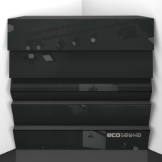 Bass Trap Ecosound Pindiff Rock Plastic Black 50 x 50 cm 100 mm