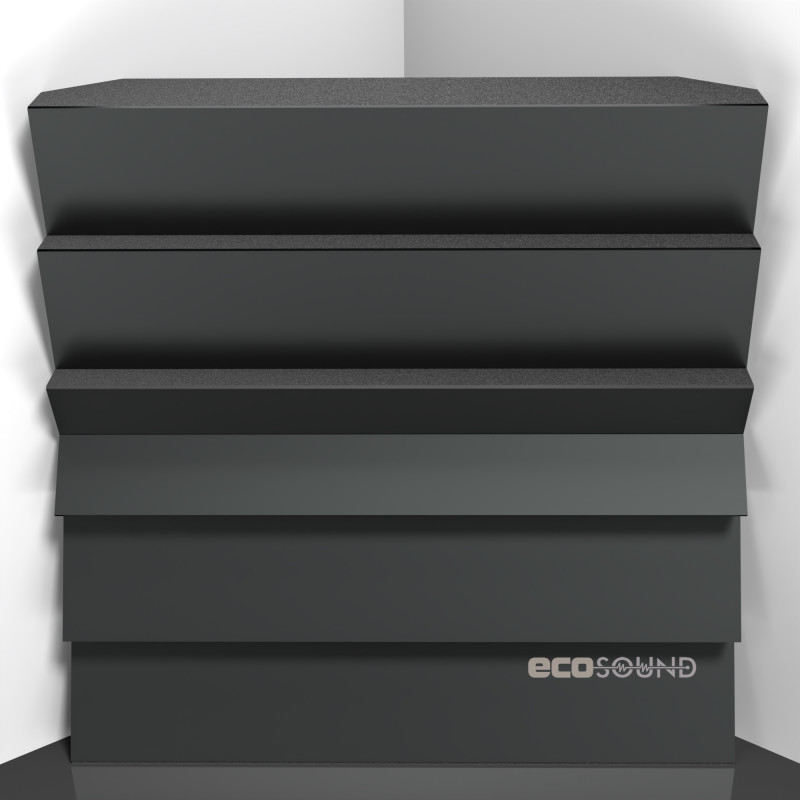 Bass trap Ecosound Pindiff Crater Apple-Locarno 50 x 50 cm 100 mm brown