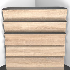 Bass trap Ecosound Pindiff Crater Lt-Sonoma-Oak 50 x 50 cm 100 mm latte