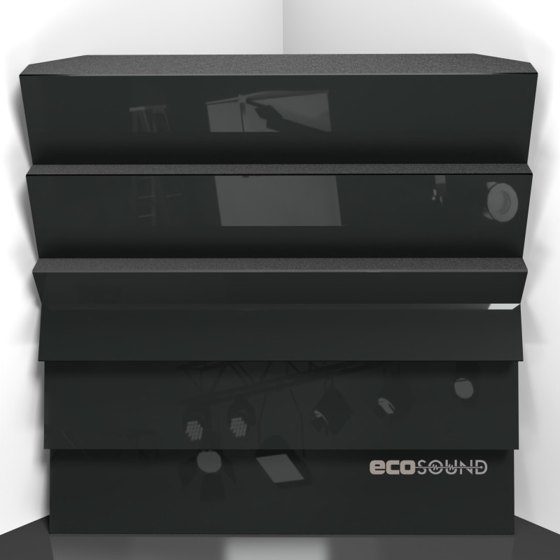 Bass trap Ecosound Pindiff Crater Apple-Locarno 50 x 50 cm 100 mm brown