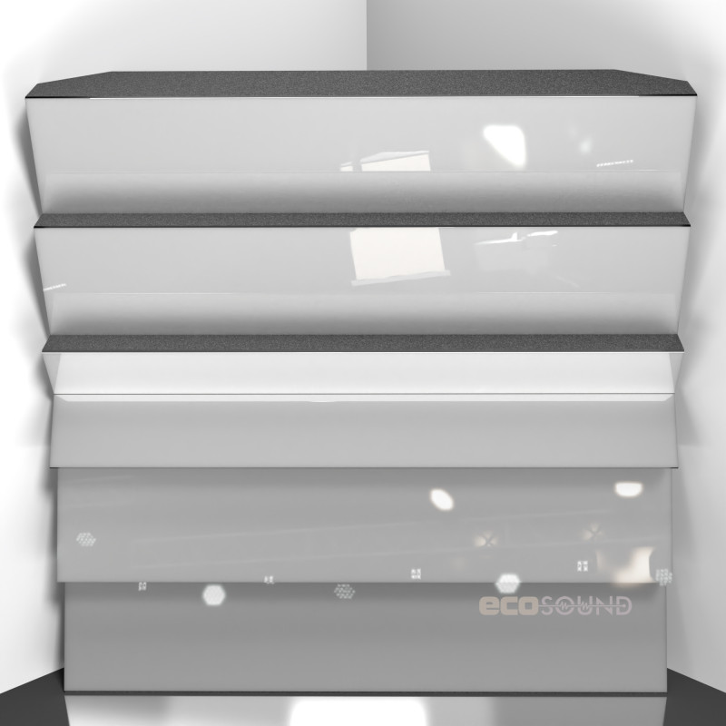 Bass trap Ecosound Pindiff Crater Apple-Locarno 50 x 50 cm 100 mm brown