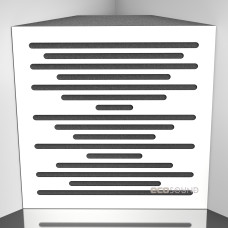 Bass trap Ecosound EcoWave HDF-White 50 x 50 cm 150 mm white