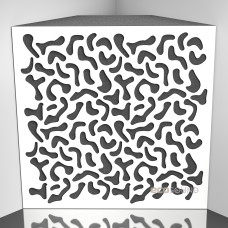 Bass trap Ecosound Boomerang HDF-White 50 x 50 cm 150 mm white