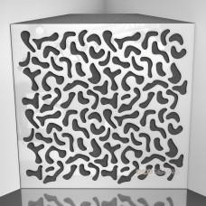 Bass trap Ecosound Boomerang Plastic White 50 x 50 cm 150 mm