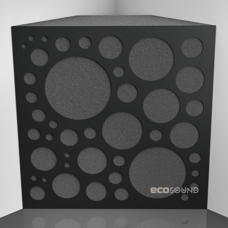 Bass trap Ecosound EcoBubble Plastic Red 50 x 50 cm 150 mm