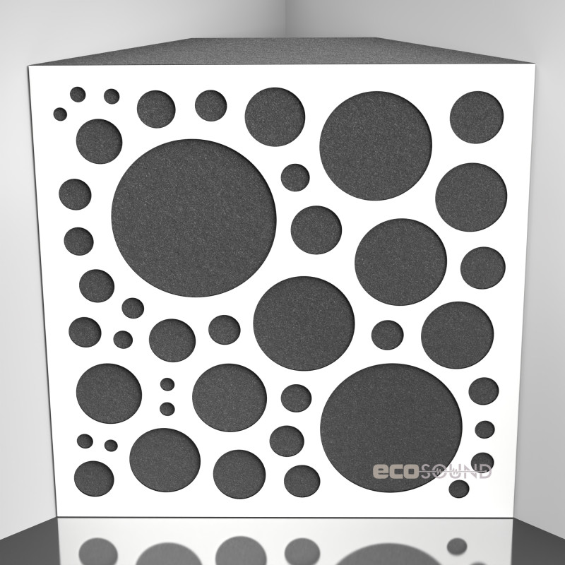 Bass trap Ecosound EcoBubble Plastic Red 50 x 50 cm 150 mm