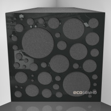 Bass trap Ecosound EcoBubble Plastic Black 50 x 50 cm 150 mm